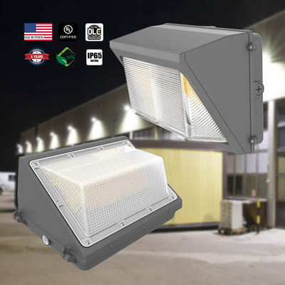 140lm/W 屋外 120W LED ウォールパックライト IP65 防水 スリム 駐車場路線