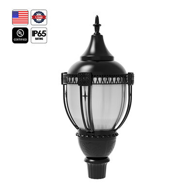 UL アウトドア LED ポスト トップライト US ストック IP65 アルミ 30W 50W 60W 80W 100W LED ガーデンライト 駐車場 庭園