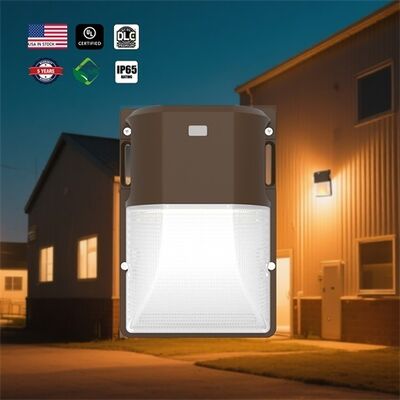 アメリカ ストック ミニ LED ウォールパックライト 18W 25W 30W ETL DLC 屋外セキュリティ照明