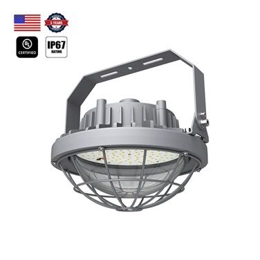 防爆 UFO LED ライトは 40W に 300W をカバーする出力範囲の防爆倉庫照明のために設計されました