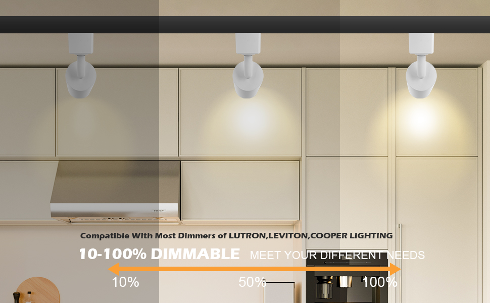 2700K-4000K LEDスポットライト フィックス, 110Lm/w IP20 LEDトラックランプ 4