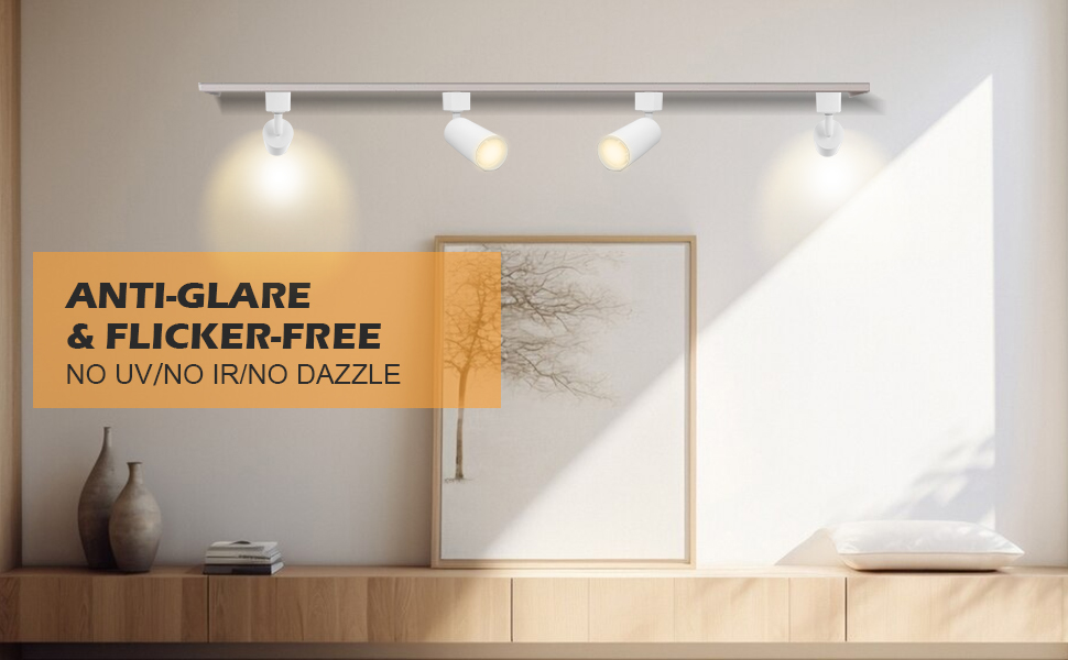 2700K-4000K LEDスポットライト フィックス, 110Lm/w IP20 LEDトラックランプ 3